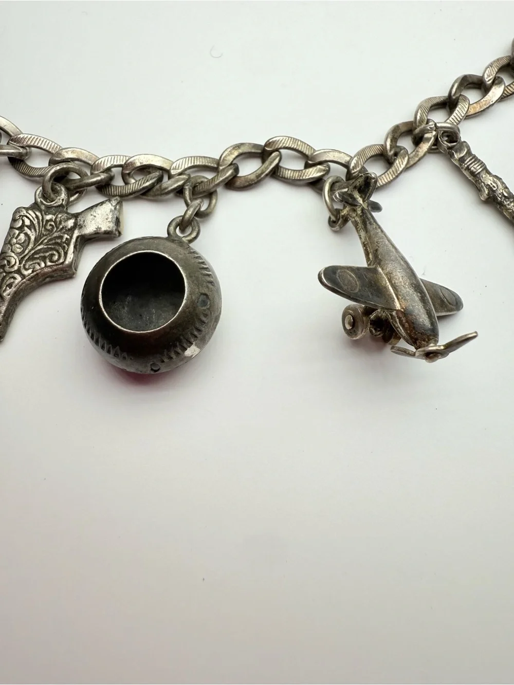Southwestern patina #vintagesilver charm